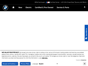 'bmwnorthwest.com' screenshot