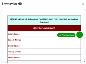 'skymovieshd.tech' screenshot
