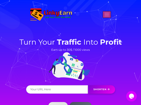 'linkyearn.com' screenshot