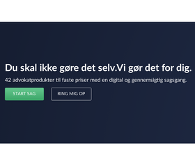 'nemadvokat.dk' screenshot
