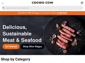 'crowdcow.com' screenshot