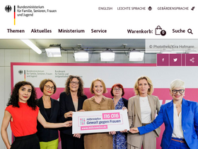 'bmfsfj.de' screenshot