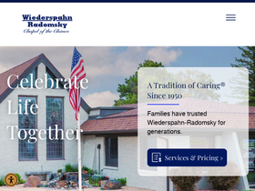 'wrcfuneral.com' screenshot