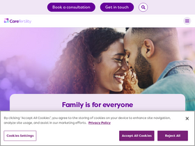 'carefertility.com' screenshot