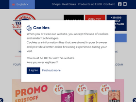 'realtobacco.be' screenshot