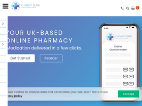 'chemistclick.co.uk' screenshot