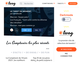 'twog.fr' screenshot