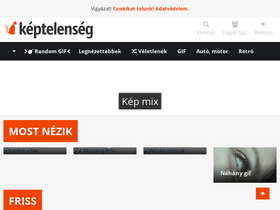 'keptelenseg.hu' screenshot
