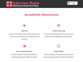 'interviewmania.com' screenshot