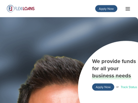'flexiloans.com' screenshot