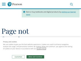 'pearsonschool.com' screenshot