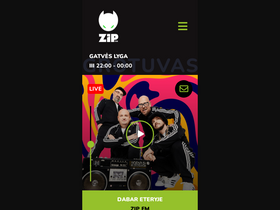 'zipfm.lt' screenshot
