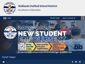 'redlandsusd.net' screenshot