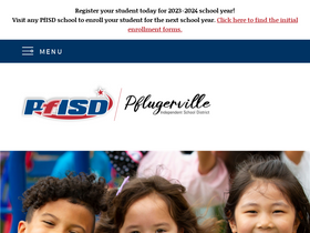 'pfisd.net' screenshot