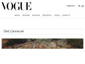 'vogue.com.tr' screenshot