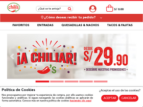 'chilis.pe' screenshot