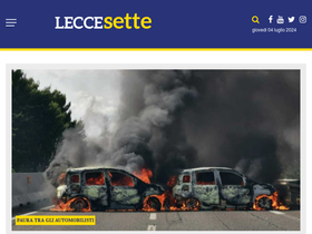 'leccesette.it' screenshot