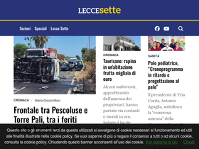 'leccesette.it' screenshot