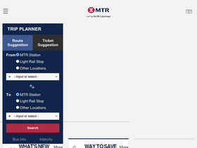'mtr.com.hk' screenshot