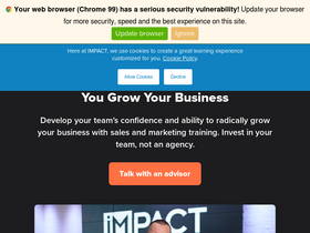 'impactplus.com' screenshot