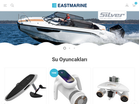 'eastmarine.com.tr' screenshot