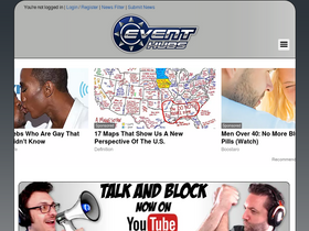 'eventhubs.com' screenshot