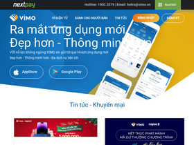 'vimo.vn' screenshot