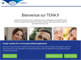 'tena.fr' screenshot
