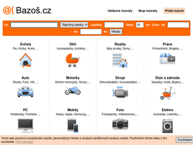 'zvirata.bazos.cz' screenshot