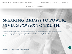'freemanlaw.com' screenshot