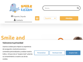 'smileandlearn.com' screenshot