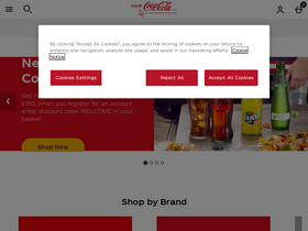 'yourcoca-cola.co.uk' screenshot