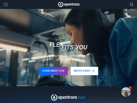 'opentrons.com' screenshot