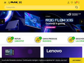 'flax.ro' screenshot