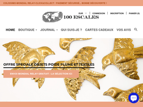 100-escales.fr homepage screenshot