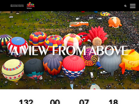 'balloonfiesta.com' screenshot