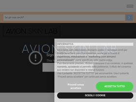 Avionskinlab homepage screenshot