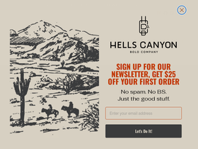 hellscanyonboloco.com homepage screenshot
