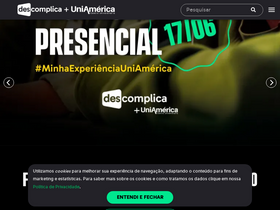 'uniamerica.br' screenshot