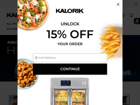 'kalorik.com' screenshot