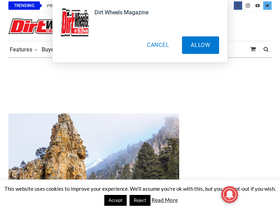 'dirtwheelsmag.com' screenshot