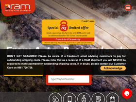 'ram.co.za' screenshot