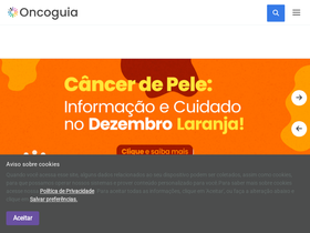 'oncoguia.org.br' screenshot