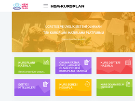 'hemkursplan.com' screenshot