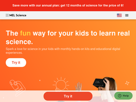 'melscience.com' screenshot