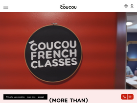 'coucoufrenchclasses.com' screenshot