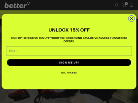 shopbetter.com homepage screenshot