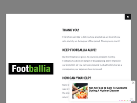 'footballia.net' screenshot