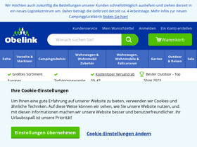 'obelink.de' screenshot