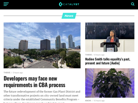 'stpetecatalyst.com' screenshot